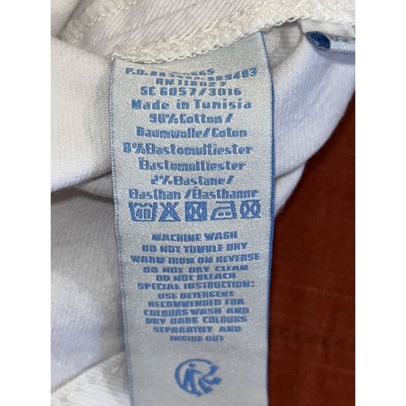 Boden White Denim Pencil Pockets & Button Closure Women's Skirt Size 4 - Picture 9 of 9